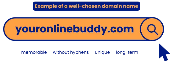 Example of a well-chosen domain name