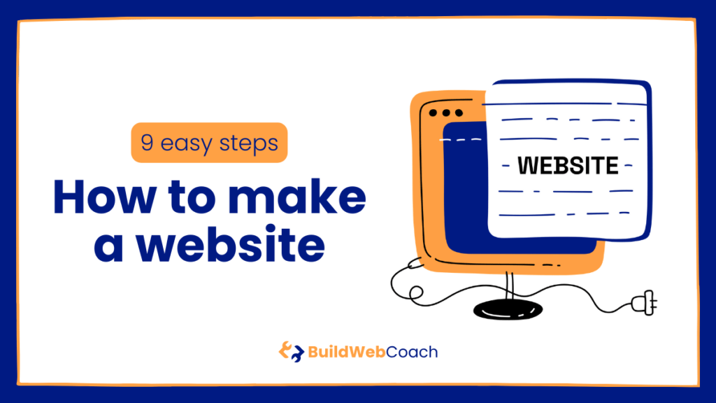 How to make a website (illustrative image)