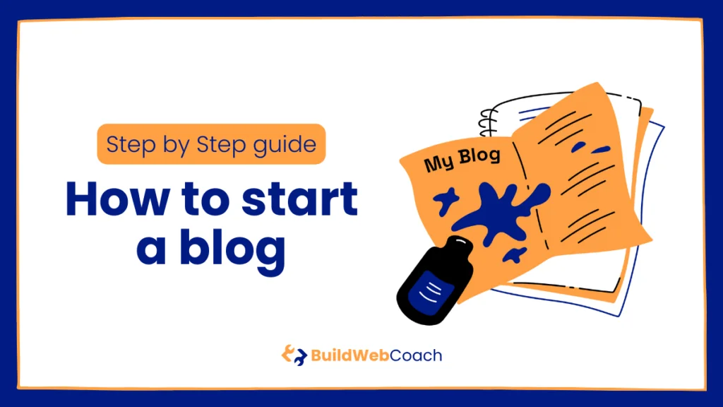 How to start a blog (illustrative image)