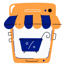 illustrative image on the topic of how to start an online store